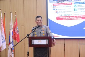 Polda Kepri Perkuat Edukasi Hak dan Keselamatan Buruh dalam Peringatan May Day KSBSI 2026