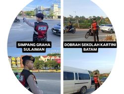 Sat Samapta Polresta Barelang hadir di titik rawan, pastikan pagi warga aman dan lancar